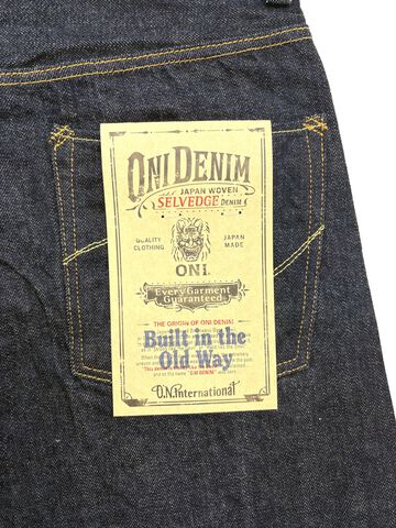 ONI900HM-60XX 12oz Selvedge Denim Handmade Wide Straight,, small image number 8