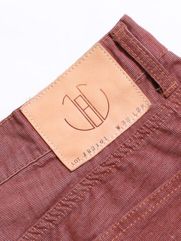 JB2101 TC CORDUROY ANKLE CUT SLIM STRETCH (Bordeaux),, small image number 6