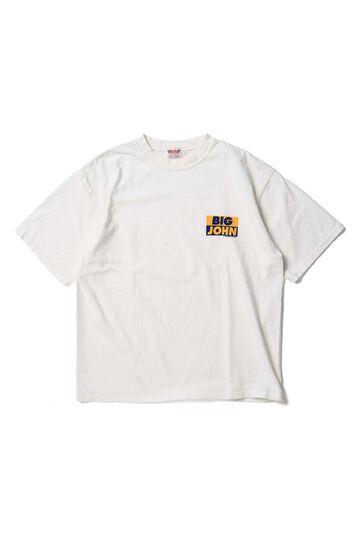 MTE002 ROUND BODY BIG JOHN LOGO T-SHIRT,CHARCOAL, small image number 20