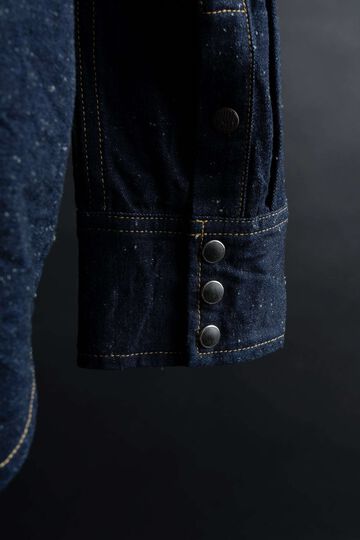 MS004E 10oz SELVEDGE WESTERN SHIRT,, small image number 6