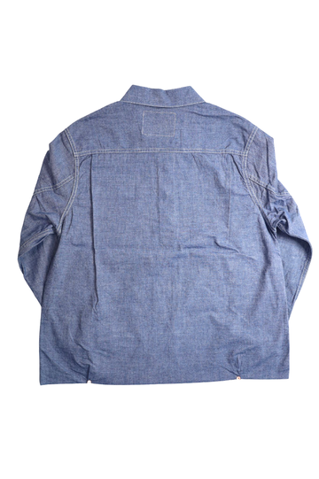 F3487 CHAMBRAY P/O SHIRT-38,, small image number 1