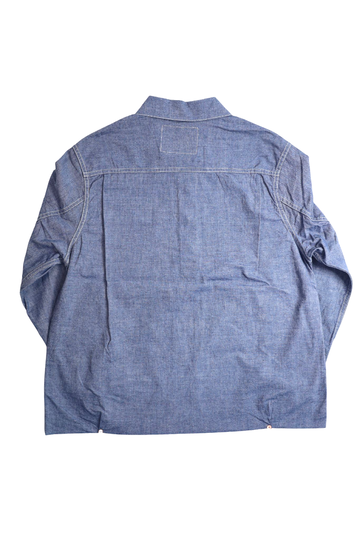 F3487 CHAMBRAY P/O SHIRT-44,, small image number 1