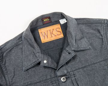 WKSCOWJKTCOTS 13 oz Cotton Serge Cowboy Jacket,, small image number 11