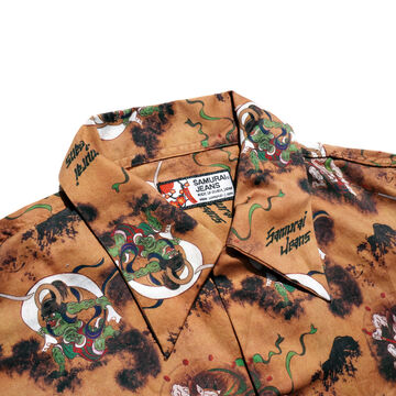 SSA23-FR "Fujin Raijin" Shirt-BEIGE-L,BEIGE, small image number 2