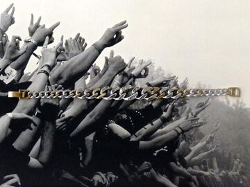 17AO-405 Gradation Cavarly Chain Bracelet -Wide-,, small image number 7