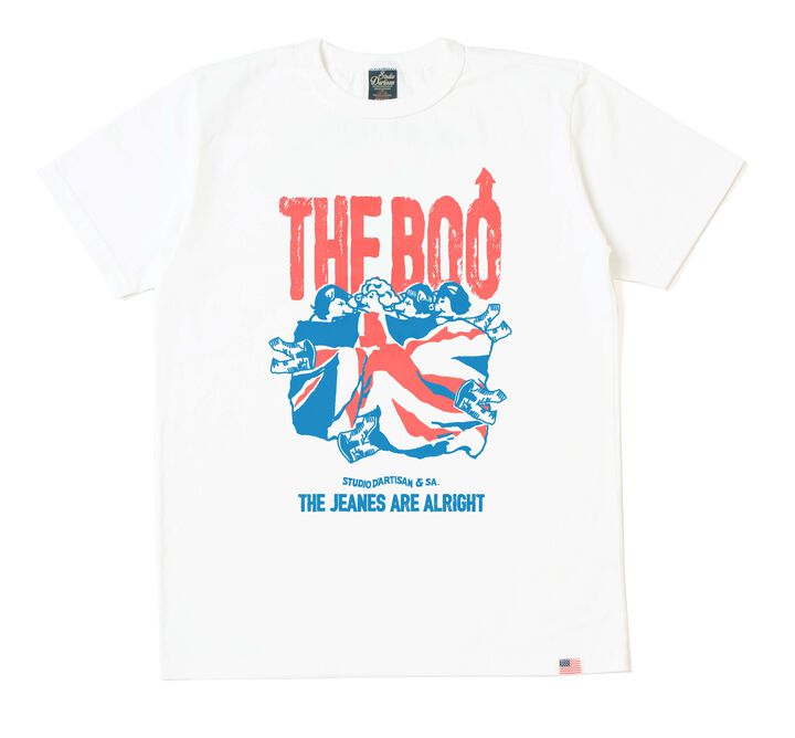 8212A US Cotton Print T-shirts,WHITE, medium image number 0