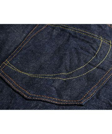 G014-MZ 14.7oz Copper Label Deep Colored Selvedge denim Slim Tapered Zipper fly-One Wash-28,, small image number 18