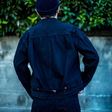 S40's Jacket Black&amp;Black-One Wash-36,, small image number 6