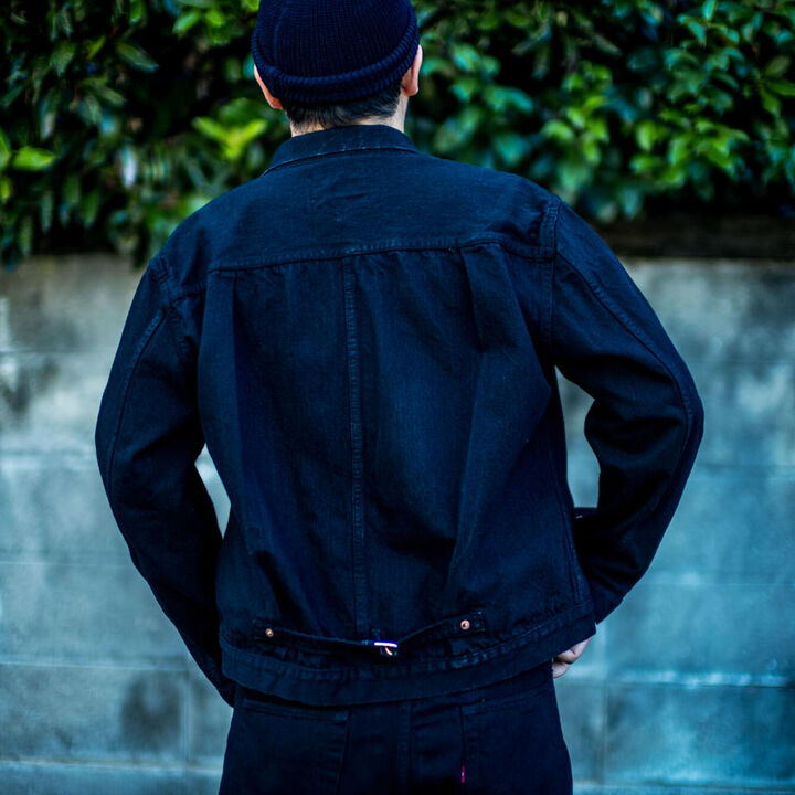 S40's Jacket Black&amp;Black-One Wash-36,, medium image number 6