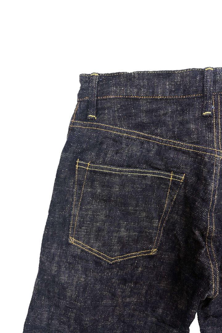 ONI200-Kasuri 17oz ONI Kasuri Denim Wide Straight,, medium image number 4