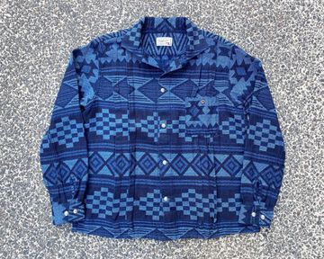 GZ-PLSHL-0411 Pleated Shirts-BLUE-4L,BLUE, small image number 1
