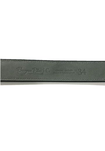 Burgus Plus BP15803 Single Double Roller 33mm Leather Belt (Beige, green),GREEN, small image number 3