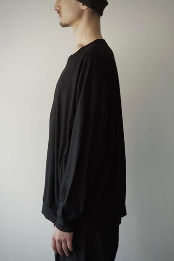 【CAPERTICA】CAP708CS28 Super140s Washable Wool MW_Jersey / Wool Sweat ver2025,BLACK, small image number 1