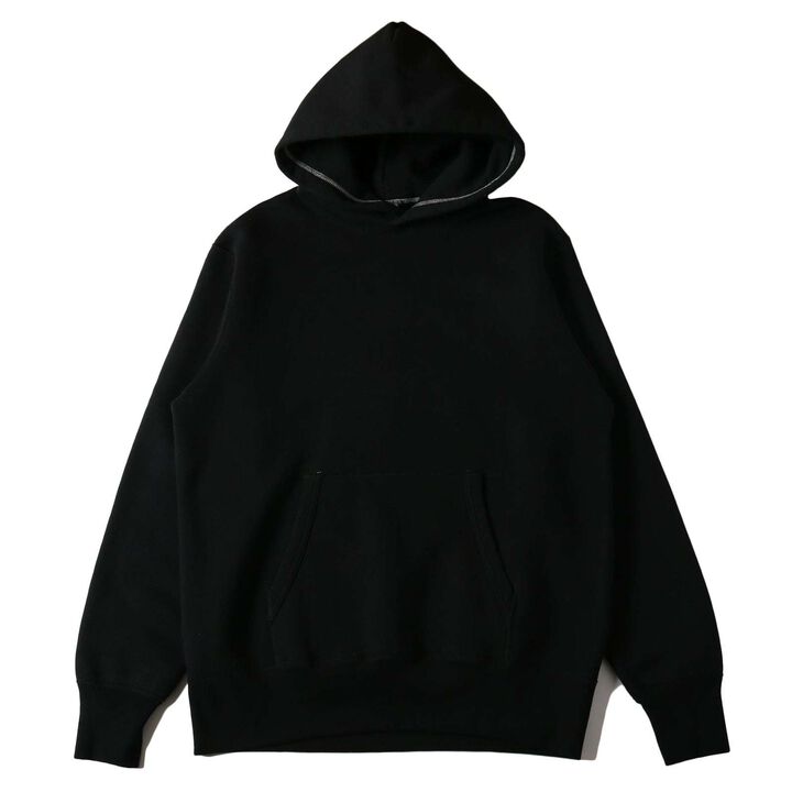 BR-3007 "STANDARD" COZUN PULL OVER HOODIE,S.BK, medium image number 0