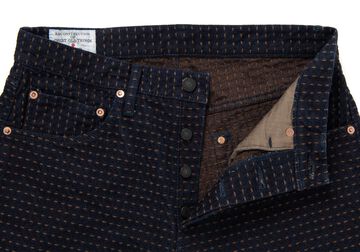 D1897 15oz Kakishibu Sashiko Jeans Relax Tapered,, small image number 2