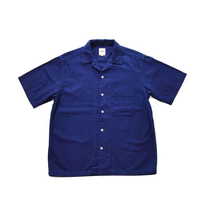 F3500 INDIGO SASHIKO HOLIDAY SHIRT,, medium
