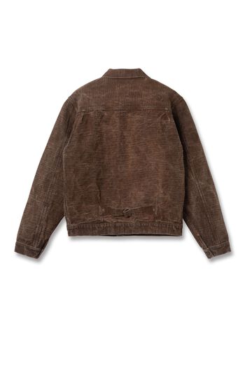【Pre-Order】D4667 15oz GL3 Hand-Dyed Kakishibu-zome Denim Jacket,, small image number 0