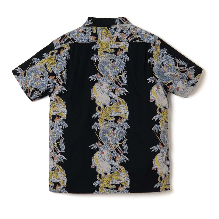 5721 Tornado Pig Aloha Shirt,GREEN, medium image number 5