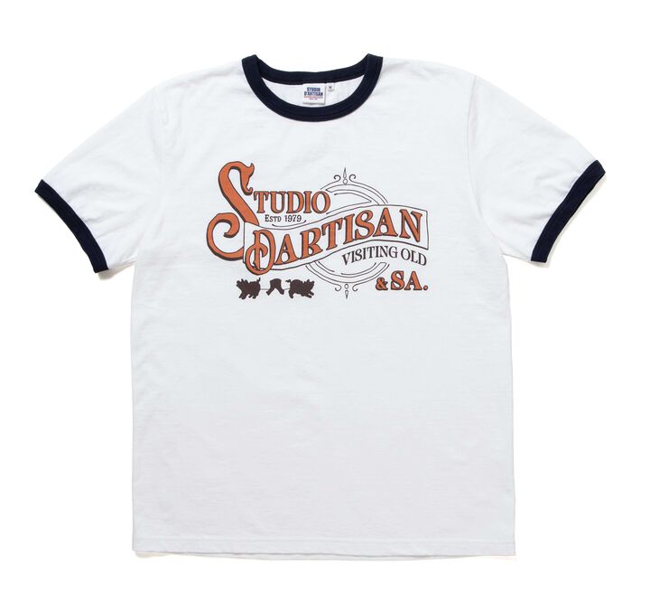 8177 Ringer Print T-shirts,, medium