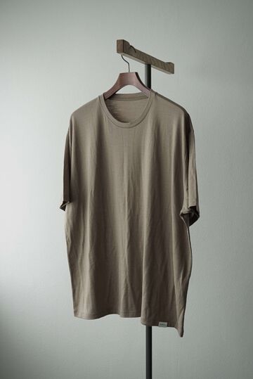 【CAPERTICA】CAP708CS02 Super140s Washable Wool Jersey / S140 Wool Tee,MIDNIGHT, small image number 9