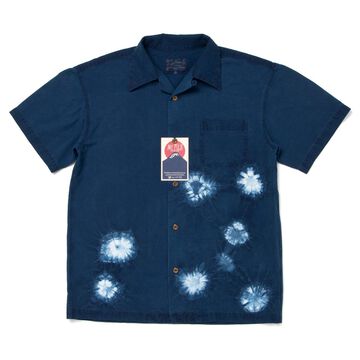 5668 Thirty-six Views of Mount Fuji The Great Wave off Kanagawa Shirt (PRE-ORDER: Delivery date April 2022)-INDIGO-36,INDIGO, small image number 0