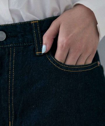 STJE1102 12OZ CROPPED JEANS【WOMEN'S】,INDIGO, small image number 19