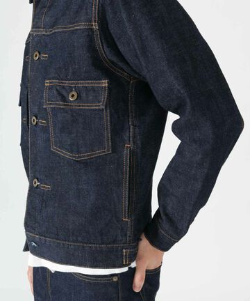 JBGJ1000 14.8oz Type 2nd Denim Jacket,INDIGO, small image number 5