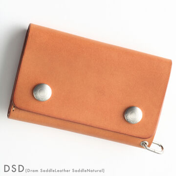 TW01-MID "MID LINE" Short Wallet TW01-MID,DRAMSUDDLELEATHER NATURAL, small image number 5