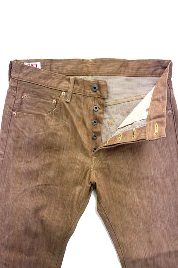 ONI275 20oz Awa Kakishibu x Kinari Denim Regular Straight,, small image number 2