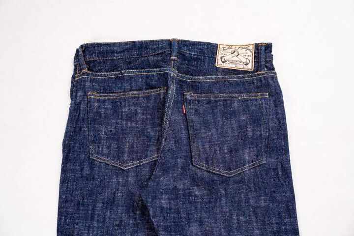 GZ-15SLSTSK-0611 15oz Kase (Skein) Dyed Slim Straight Jeans GRN,GRN, medium image number 3