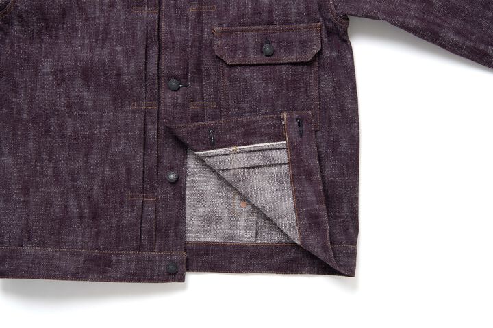 D4614 16oz Futa-Ai Denim Jacket,, medium image number 3