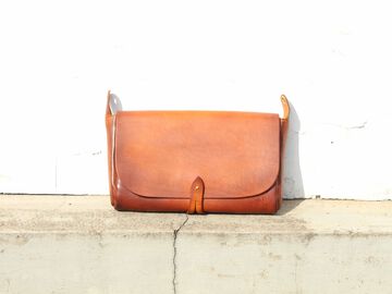 VS240LMST LEATHER 3WAY CLUTCH BAG(CAMEL MASTARD),, small image number 0