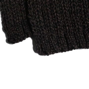 TR24AW-801 Low Gauge Knit Muff (BLACK, BROWN, GRAY),BROWN, small image number 6