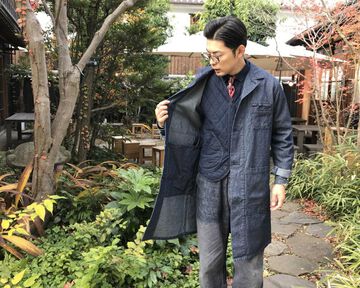 GZ-SMCT-0112 graphzero Sewing Man Coat (ID × WH),ID×WH, small image number 11