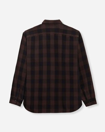 MMLS6002 BLOCK CHECK L/S SHIRT,NAVY, small image number 15