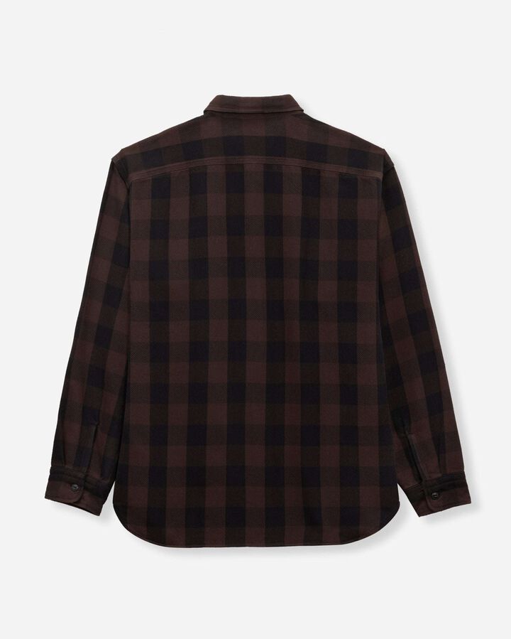 MMLS6002 BLOCK CHECK L/S SHIRT,NAVY, medium image number 15