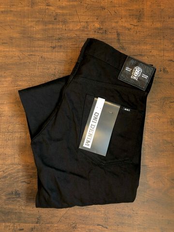 ONI642-13BK 13oz Jet Black Denim Relax Tapered,, small image number 2