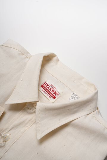 MS003R SELVEDGE CHAMBRAY SHIRT,NATURAL, small image number 4