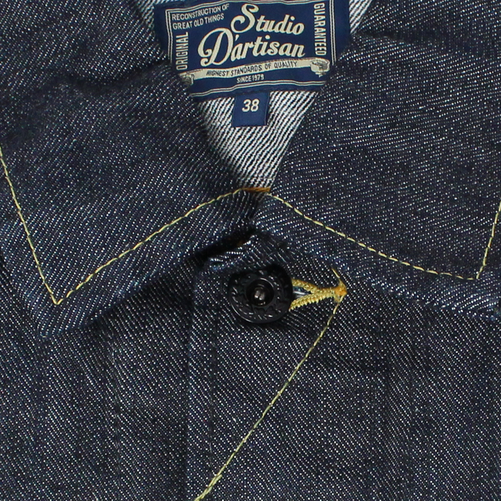 D4128 50's Western denim Jacket,, medium image number 11