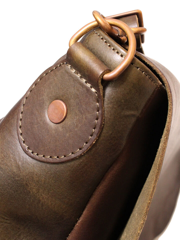 VS-248L LEATHER POSTMAN SHOULDER BAG TYPE-1 (OLIVE),, medium image number 7