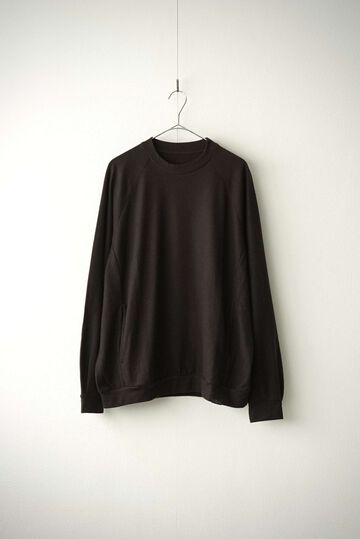 【CAPERTICA】711CS26 Super 140s Washable Wool MW_Jersey Wool Sweat 2026,OLIVE, small image number 9
