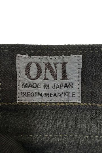 ONI-277Bumpy-黒 (Black) 17oz Bumpy Denim Just Right Straight,, small image number 11