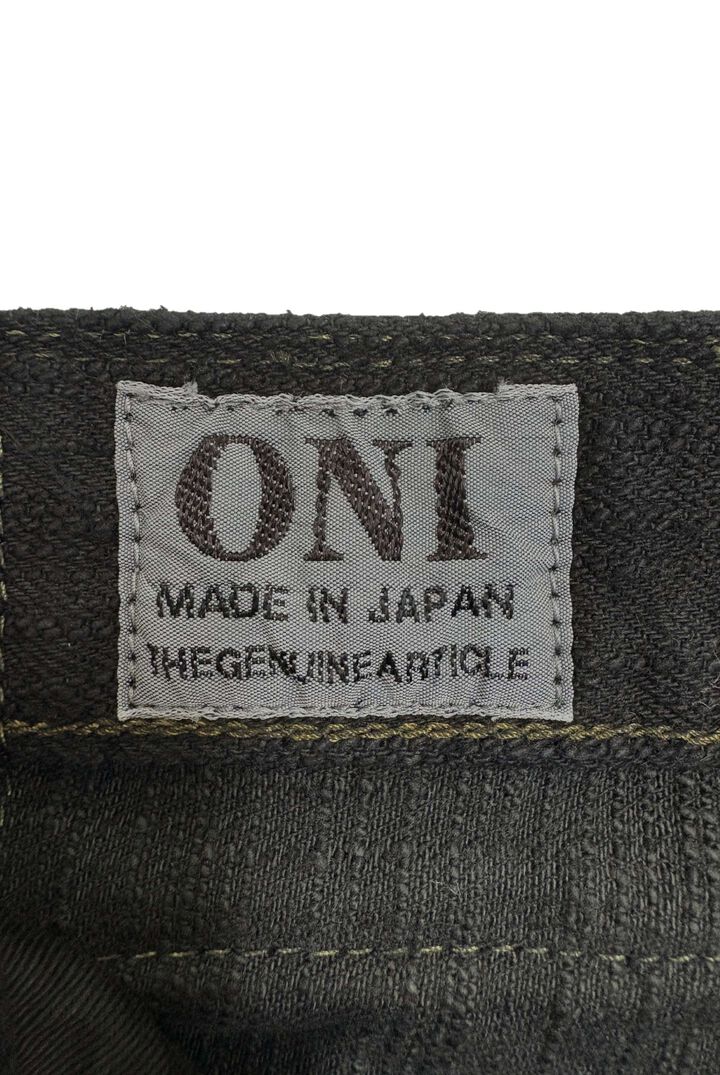 ONI-277Bumpy-黒 (Black) 17oz Bumpy Denim Just Right Straight,, medium image number 11