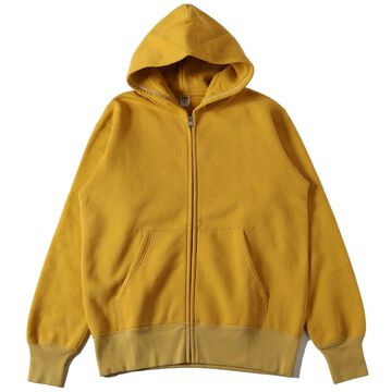 BARNS BR-3010 "STANDARD" COZUN ZIP SWEAT PARKA,MUSTARD, small image number 0