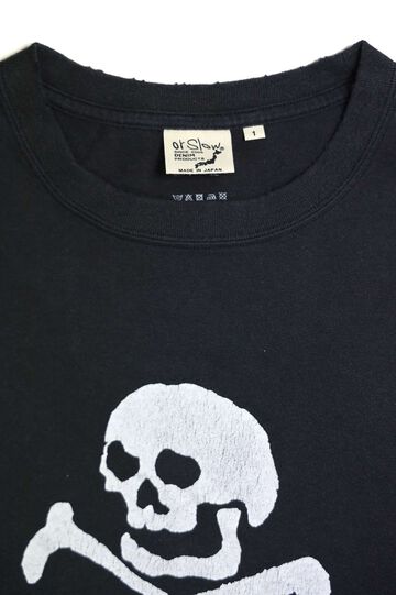 01-0118SK-61 Vintage Fade Skull Print T-Shirt,, small image number 2