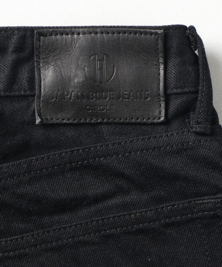 CIRCLE 14oz Zimbabwe x Australian cotton vintage Selvedge Black straight (One washed) J316,, medium image number 8