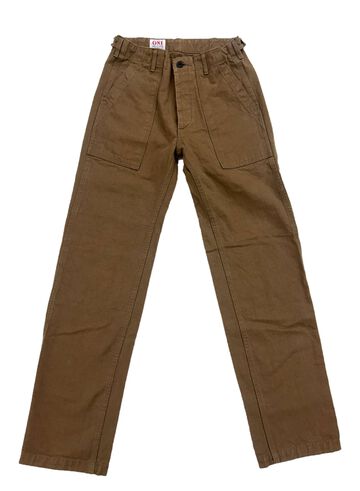 ONI207-HOX-BRK 13oz Sulfur dye Heavy Oxford Brown Khaki Baker Pants,, small image number 4