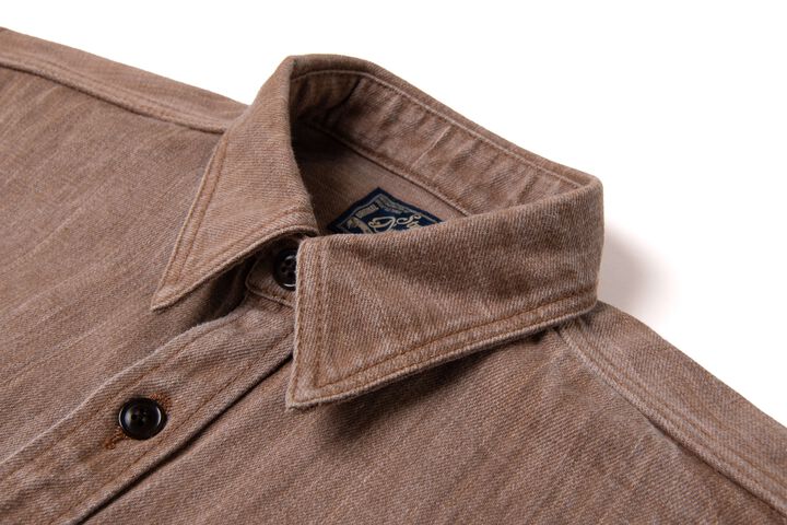 D5732 13oz Kakishibu Denim Shirts,, medium image number 7