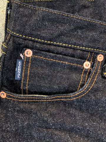No.983 14.5oz Slim Tapered Pants,, small image number 4
