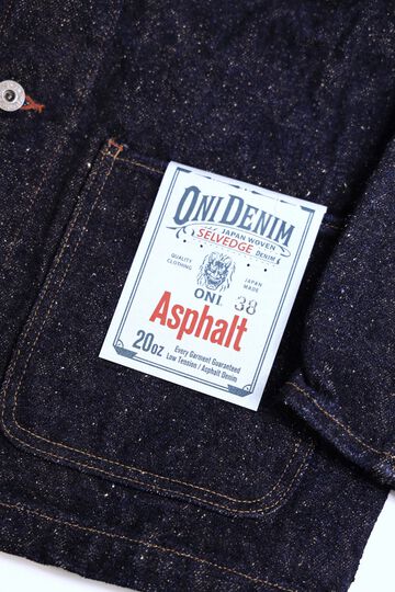ONI03502-Asphalt 20oz Asphalt Denim Coverall-One Wash-38,, small image number 2